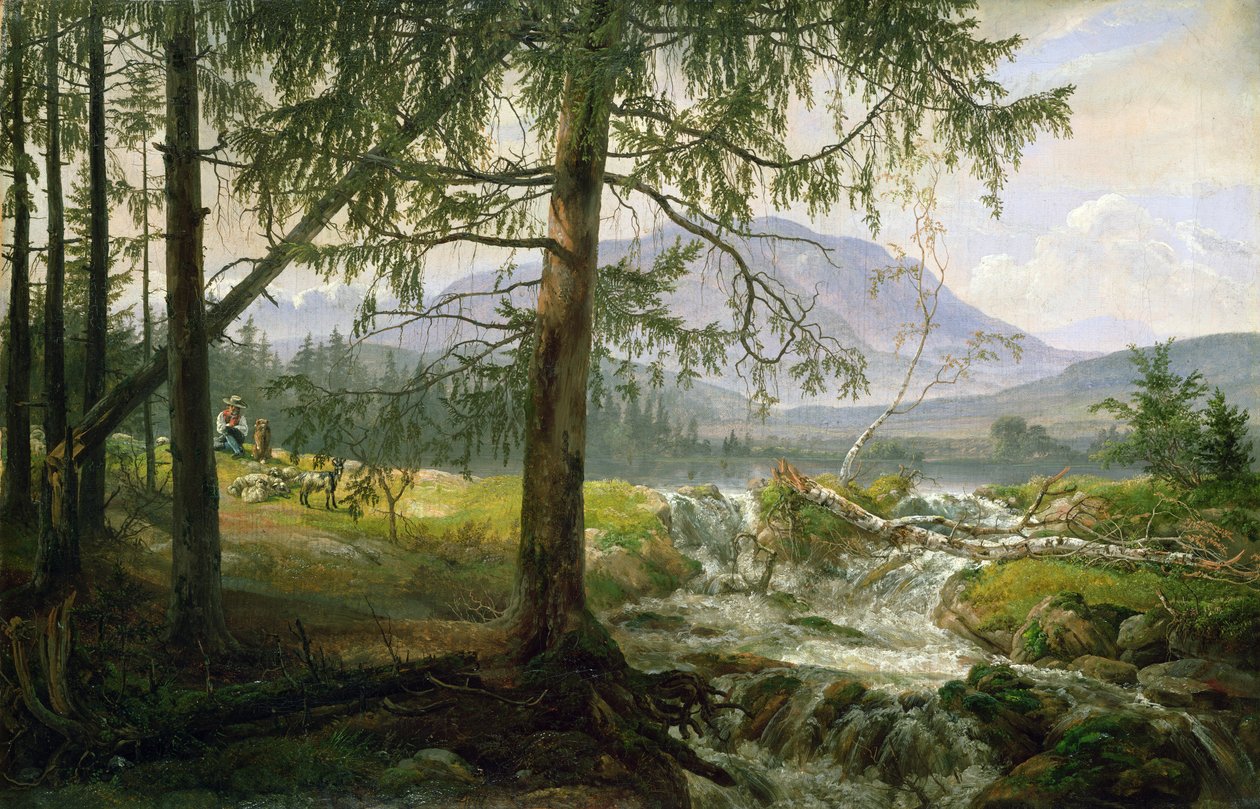 Nordlige Landskab, 1822 af Johan Christian Dahl