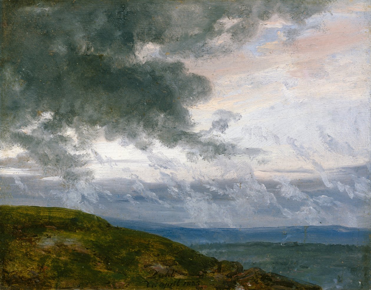 Undersøgelse af drivende skyer af Johan Christian Dahl