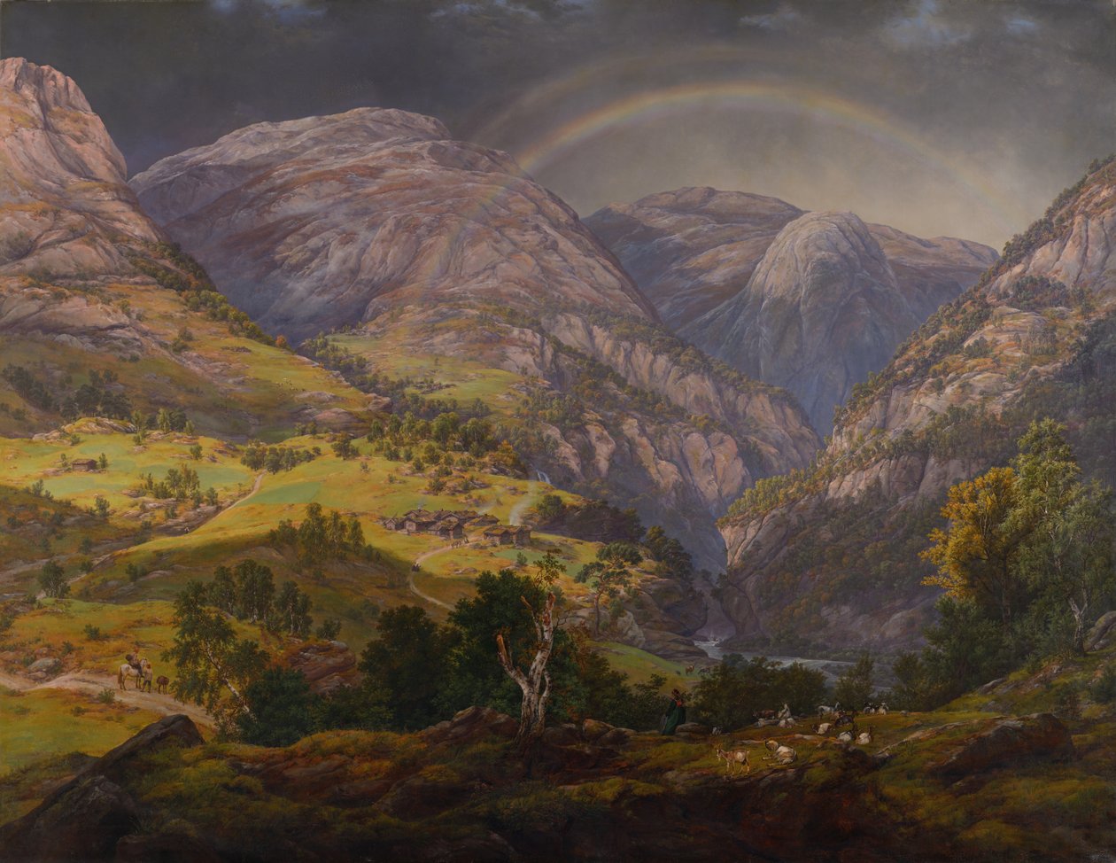 Udsigt fra Stalheim Fra Stalheim af Johan Christian Dahl