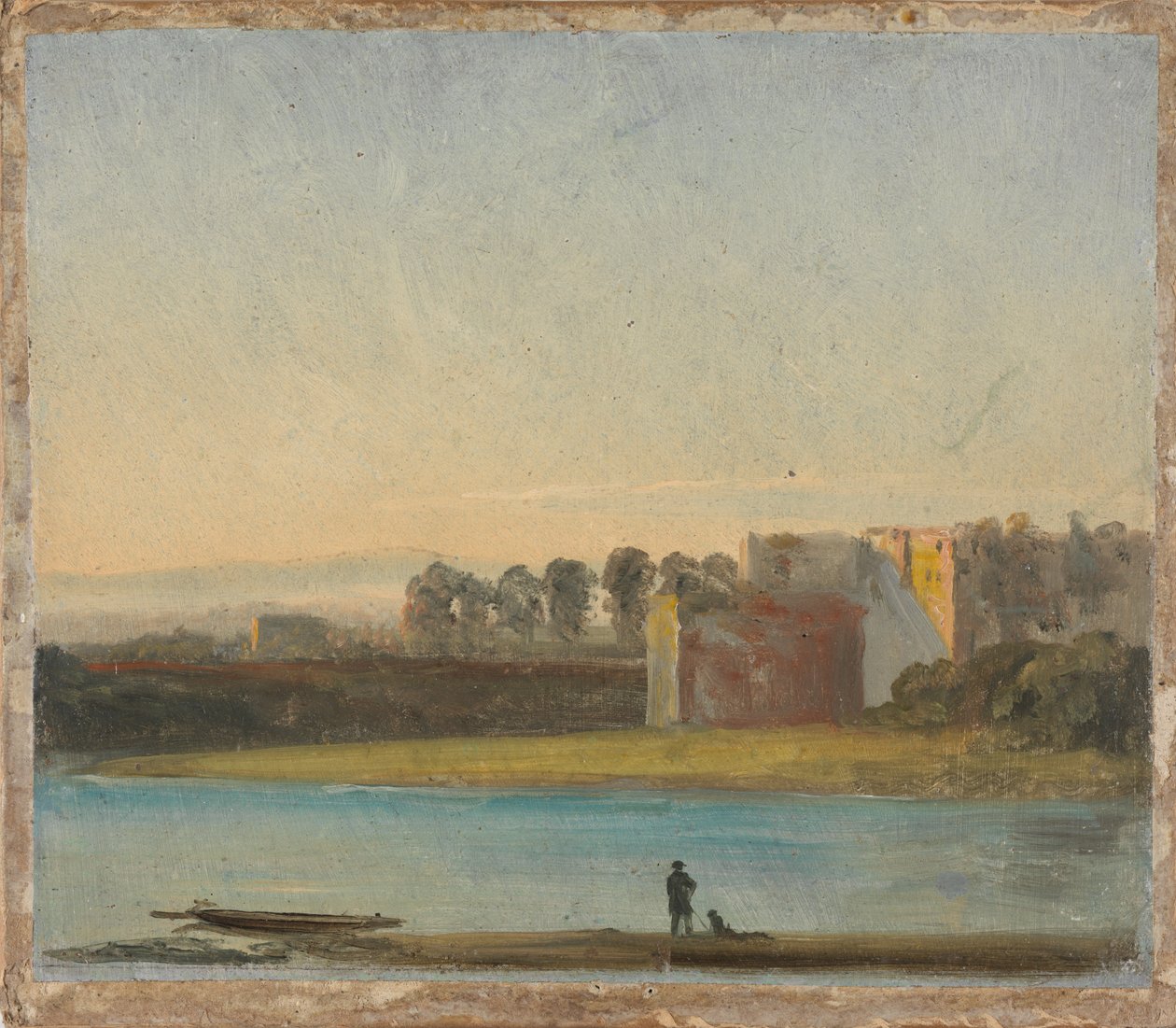 Udsigt over Elben af Johan Christian Dahl