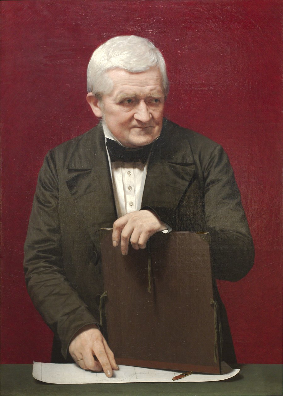 Portræt af C.W. Eckersberg af Johan Vilhelm Gertner