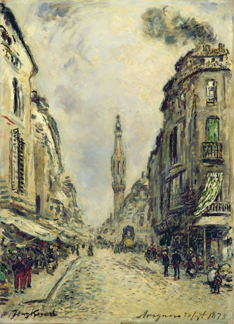 Avignon, 1873 af Johan Barthold Jongkind