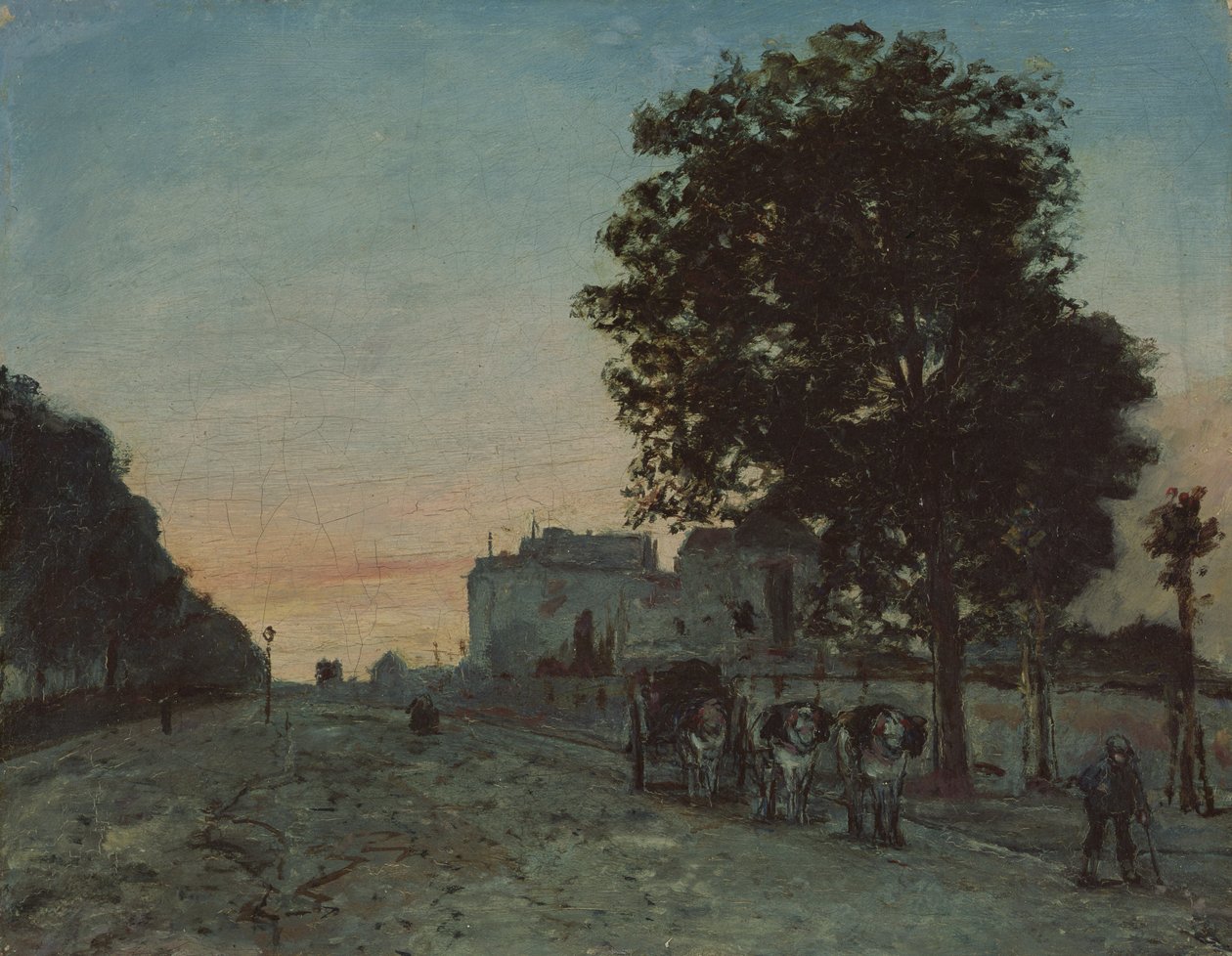 Boulevard Jourdan, Paris af Johan Barthold Jongkind