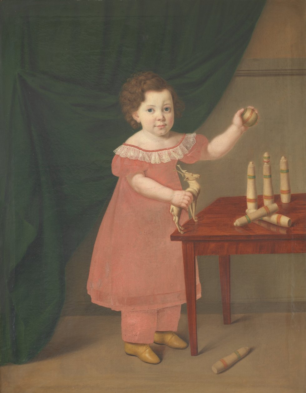 Barneportræt af Johan Anton Bech