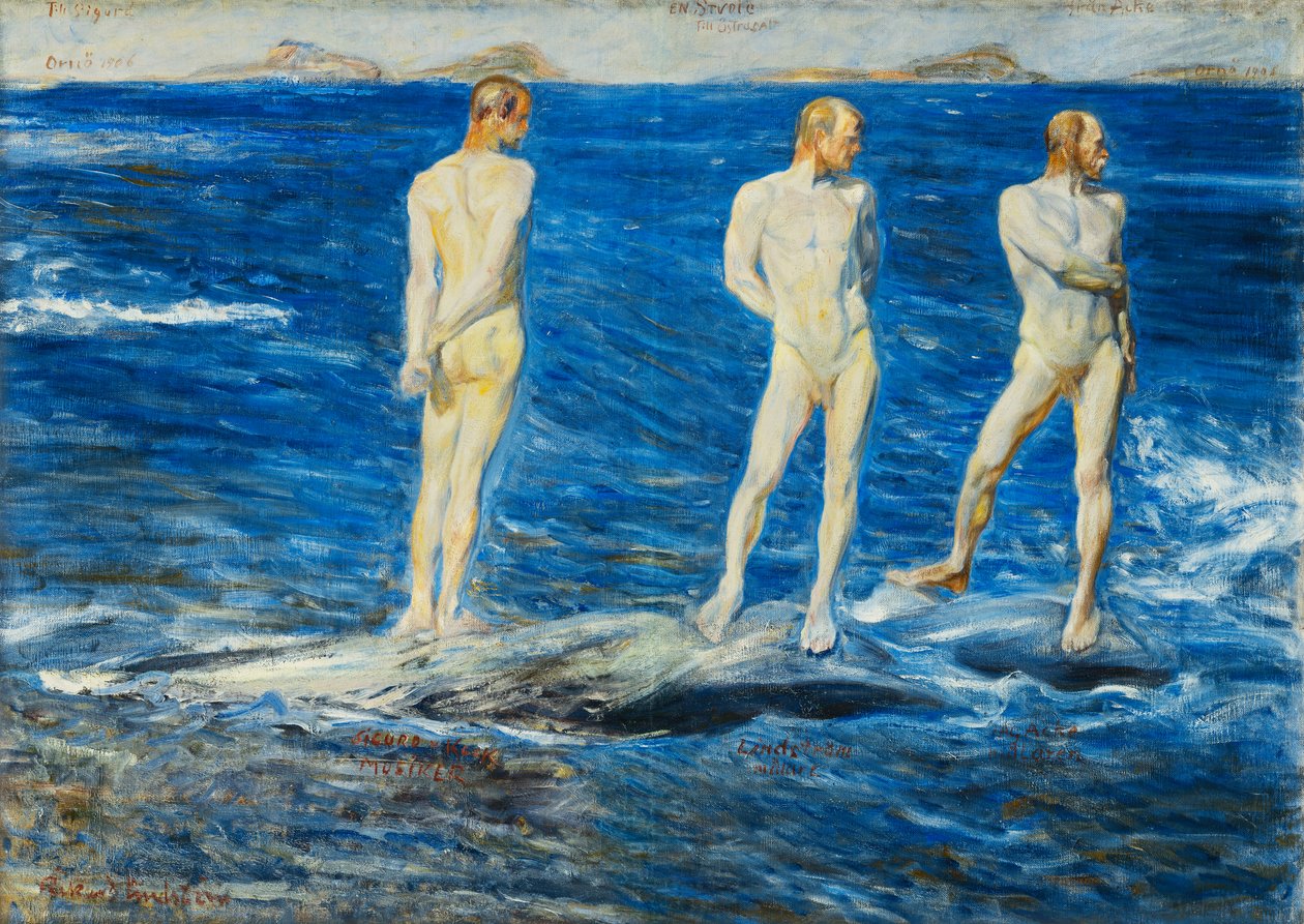 Salt, vind og hav, 1906, 1909 af Johan Axel Gustav Acke
