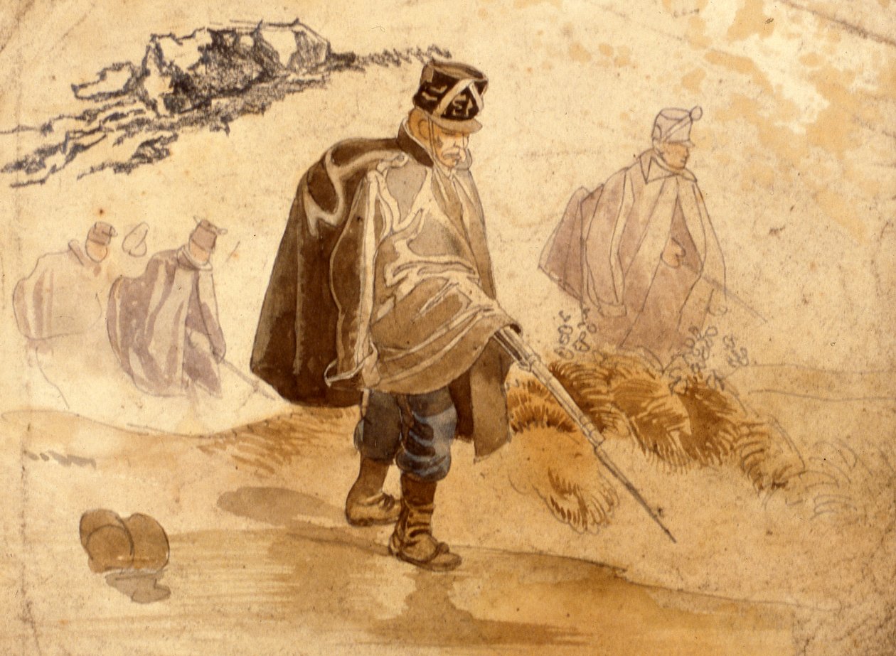 Infanteri indhyllet og på kampoperationer 1848-49 af Johan Baptiste Heinefetter