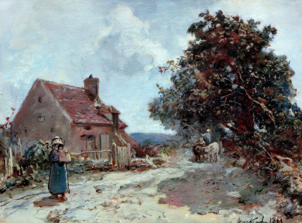Omkring Nevers af Johan Barthold Jongkind