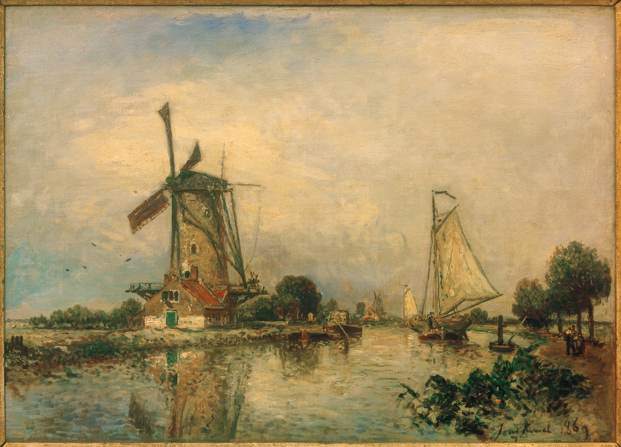 ved Overschie af Johan Barthold Jongkind