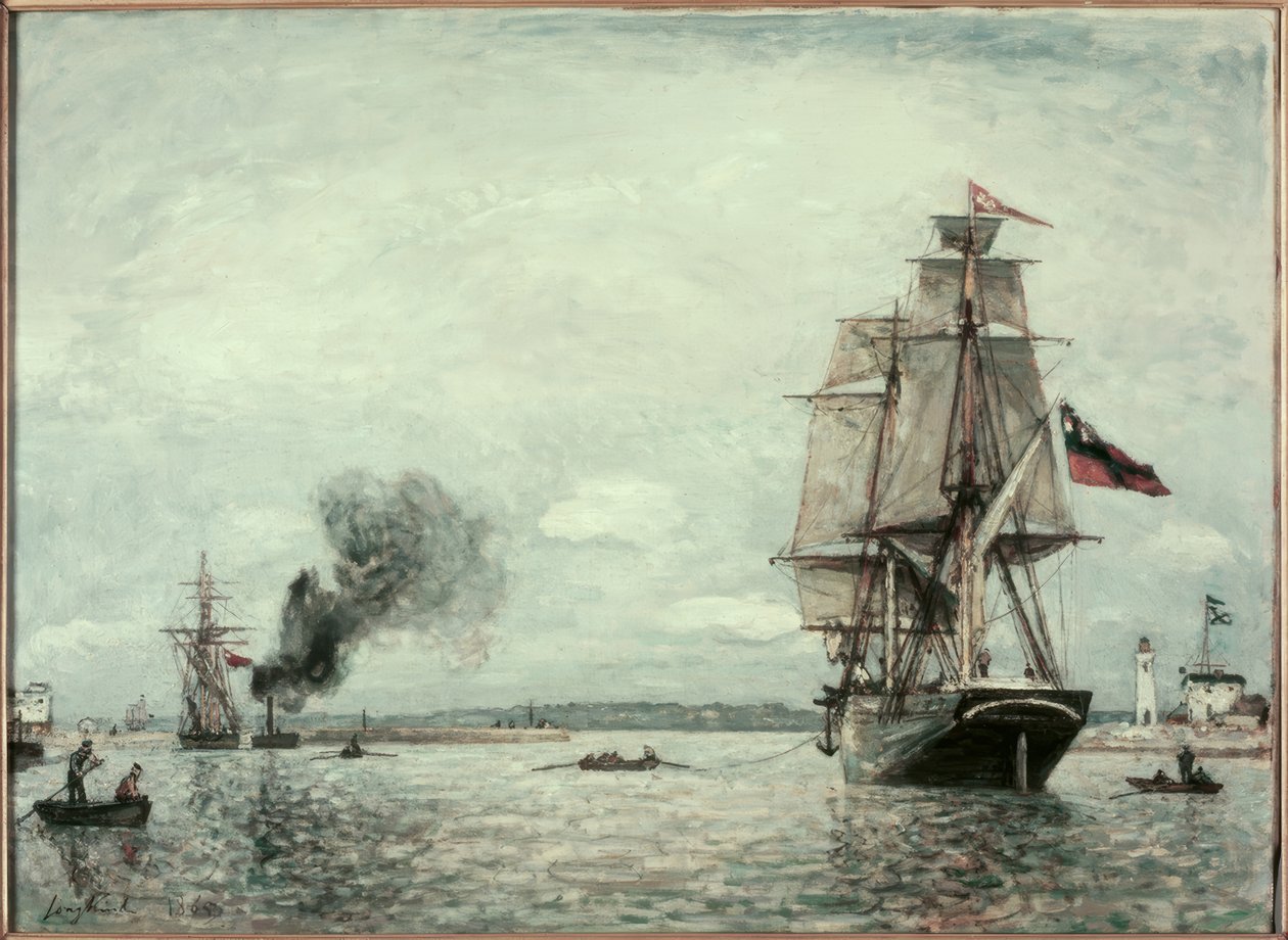 Marine af Johan Barthold Jongkind