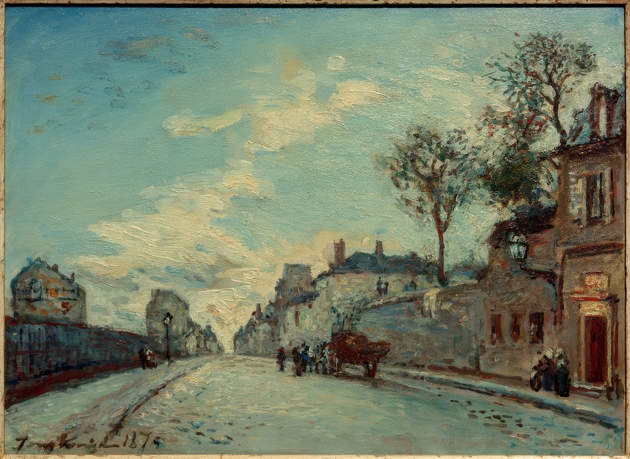 Paris, på Rue Picpus af Johan Barthold Jongkind