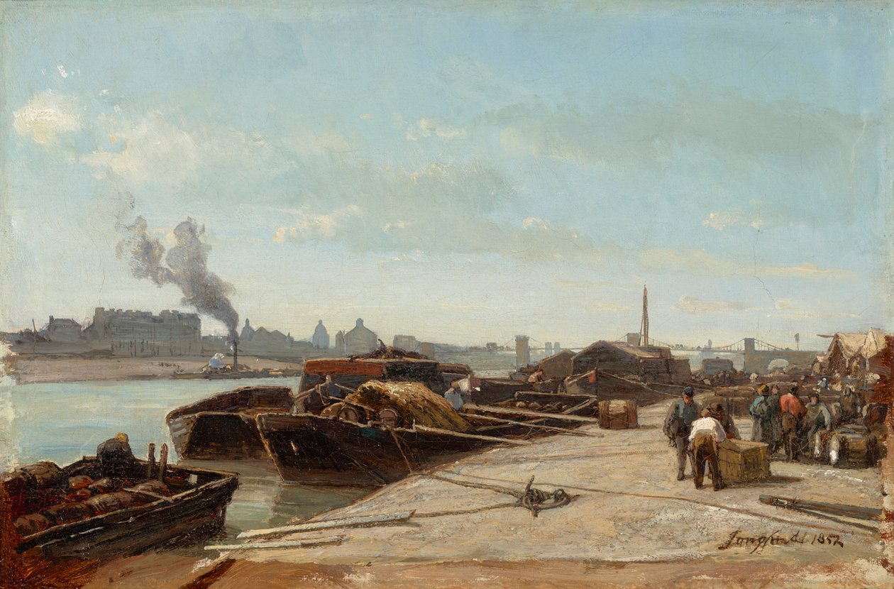 Seine Banks af Johan Barthold Jongkind