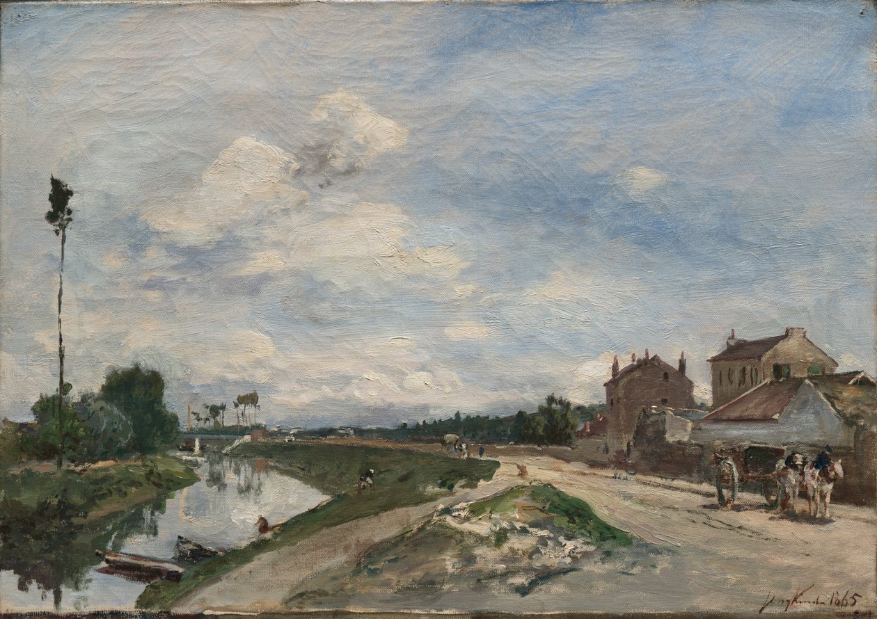 Seinen ved Bas Meudon af Johan Barthold Jongkind