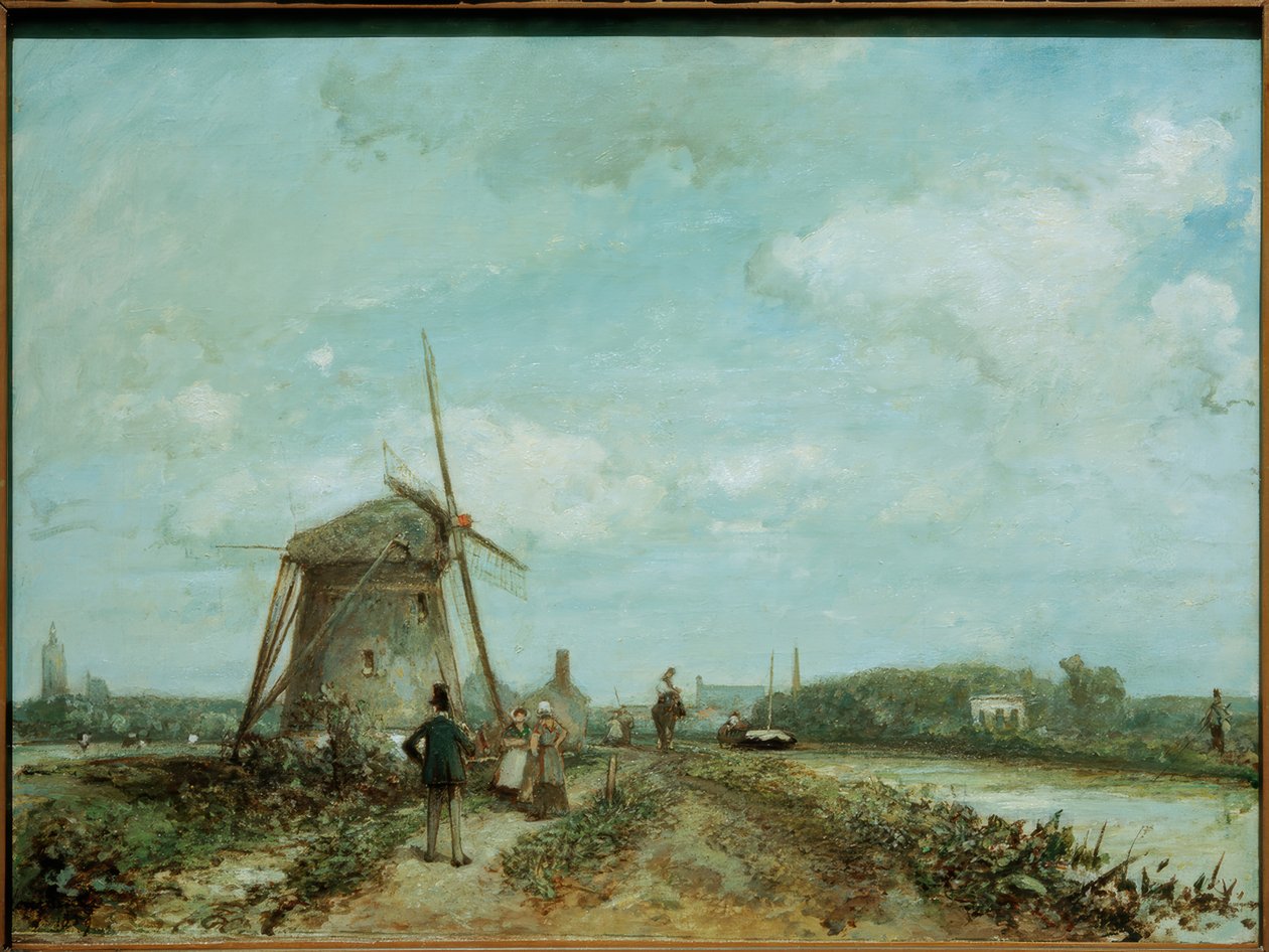 Bugssti nær Haag af Johan Barthold Jongkind