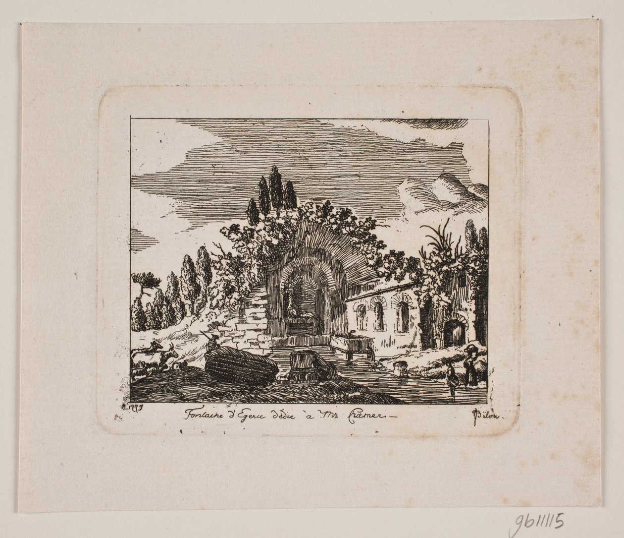 romerske ruiner af Johan Bülow