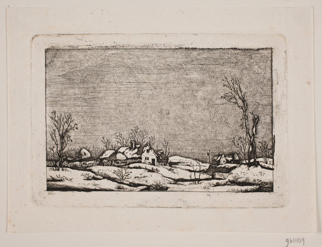 Vinterlandskab af Johan Bülow