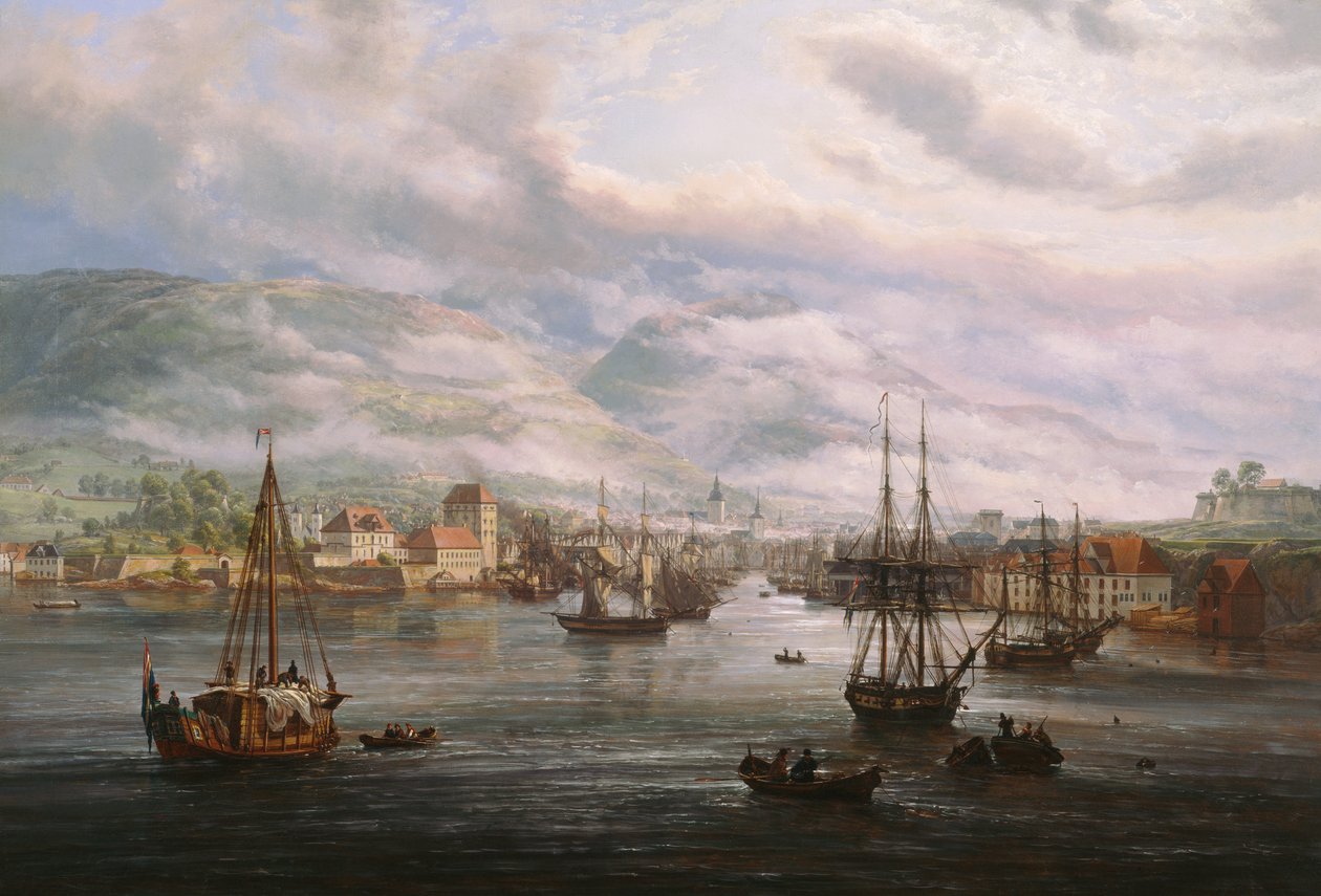 Bergen Bugt af Johan Christian Dahl