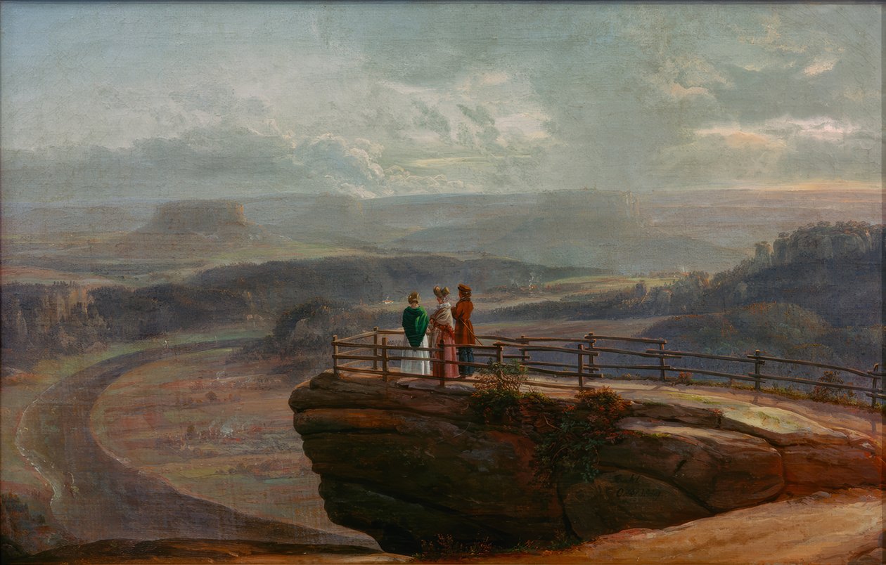 Udsigt fra bastionen af Johan Christian Dahl