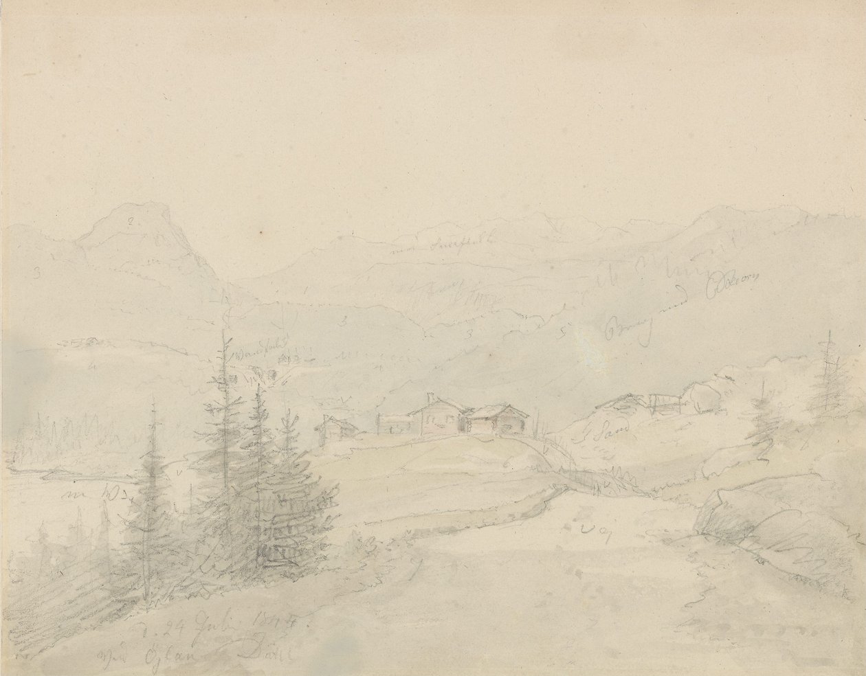 Fra Øylo i Valdres af Johan Christian Dahl