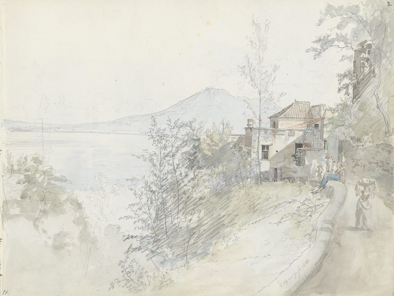 Fra omegnen af Castellammare af Johan Christian Dahl