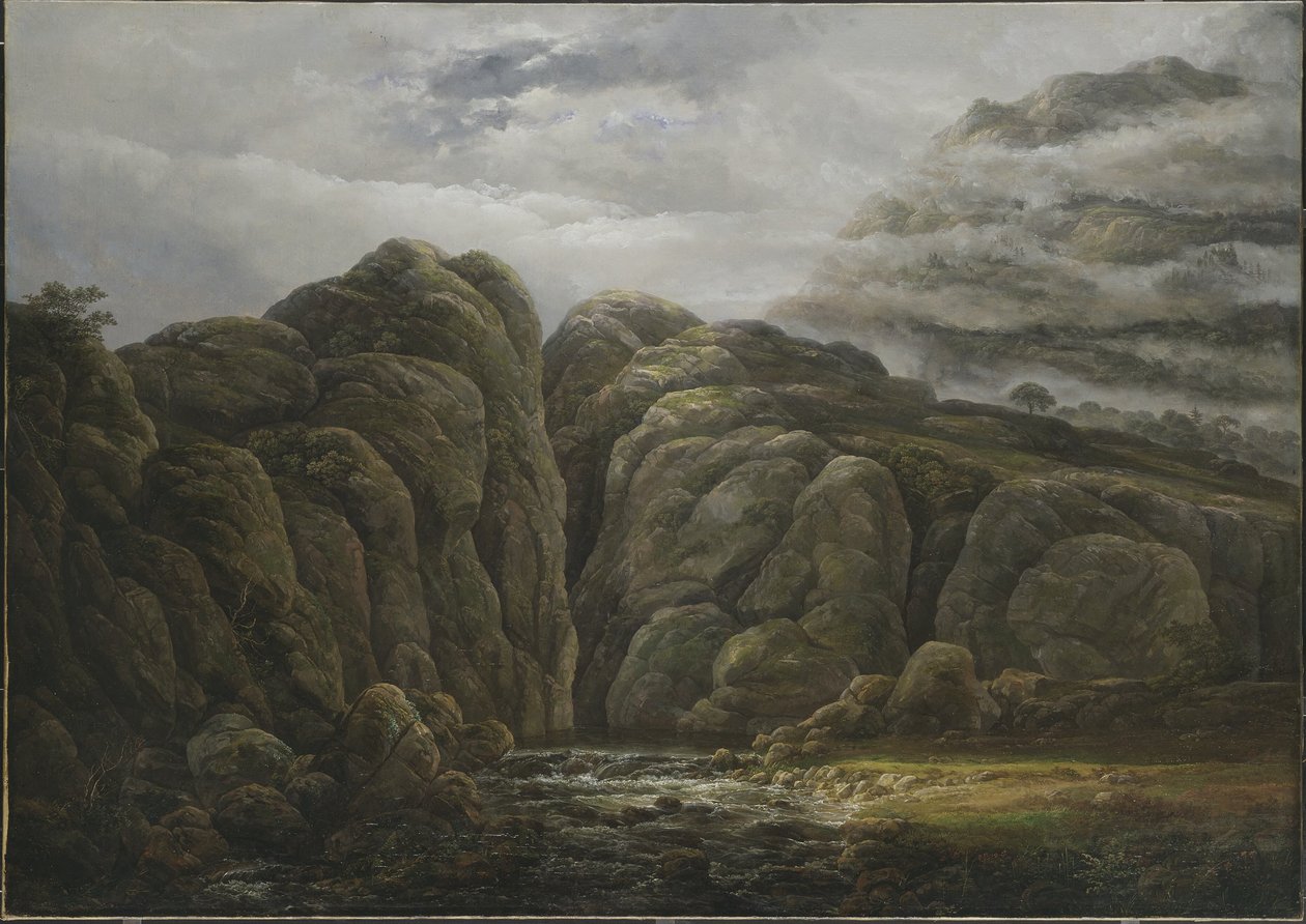 Norsk bjerglandskab af Johan Christian Dahl