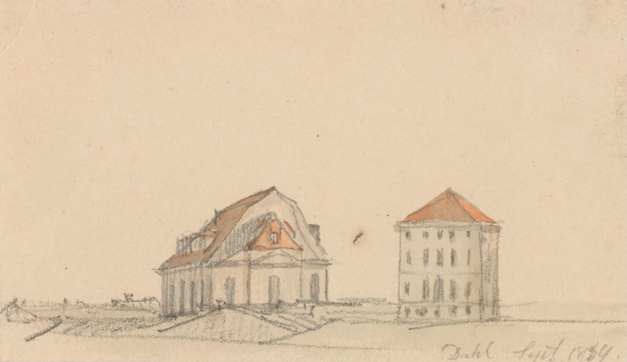 To murhuse af Johan Christian Dahl