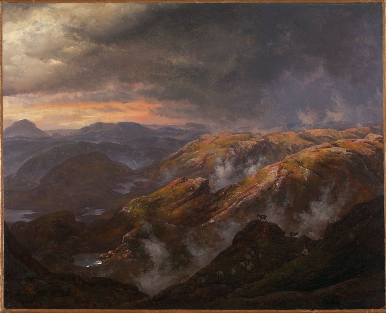 Udsigt fra Lyshornet af Johan Christian Dahl