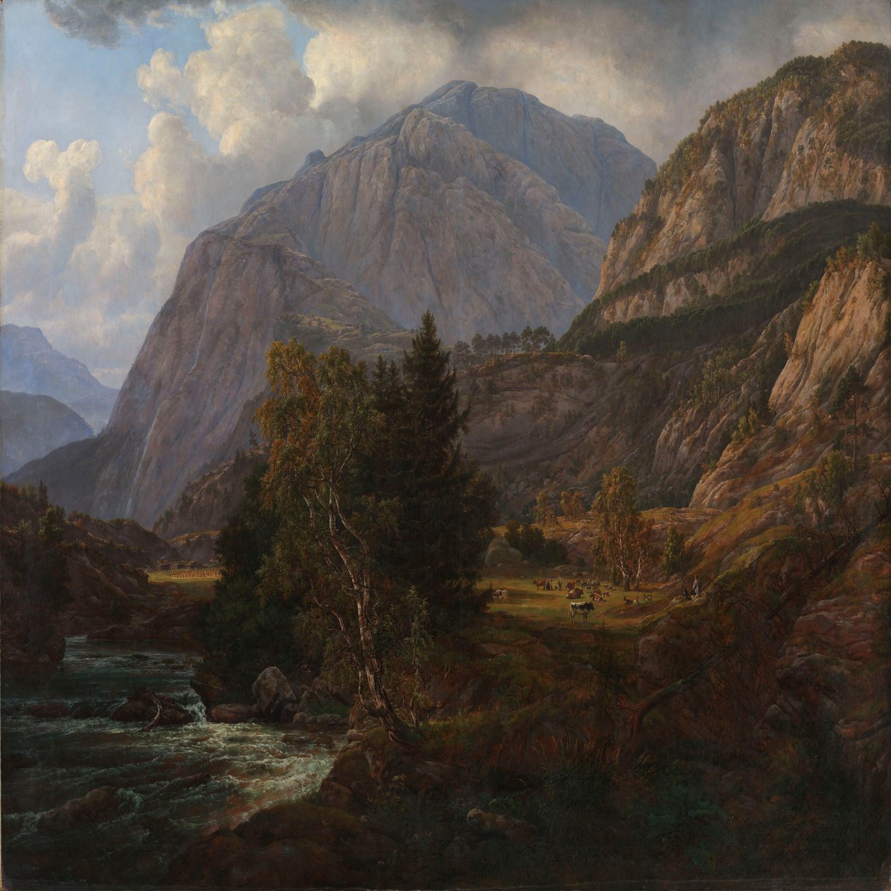 Udsigt over Fortundalen af Johan Christian Dahl