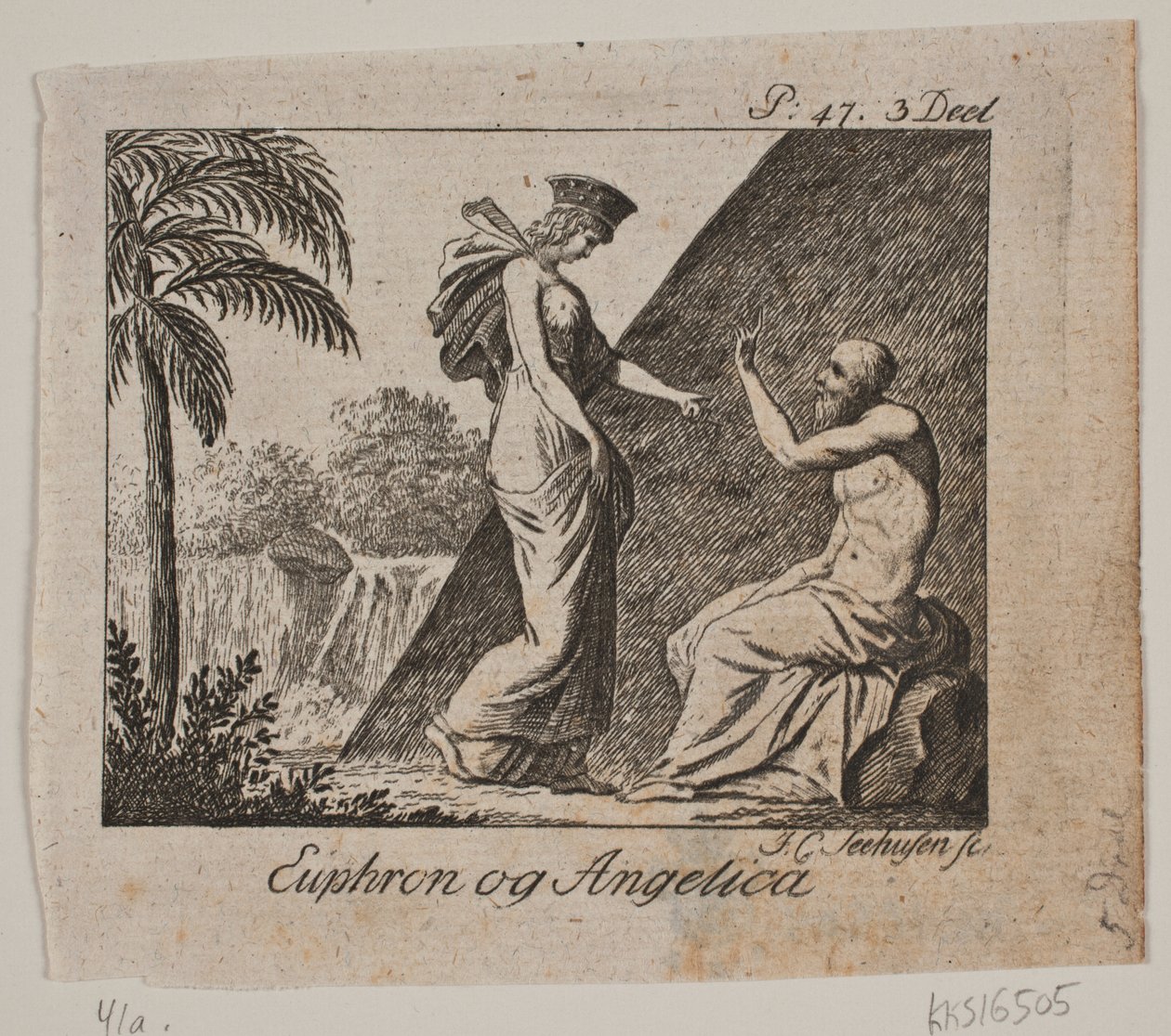 Vignetten. Euphron og Angelica af Johan Christoph Seehusen