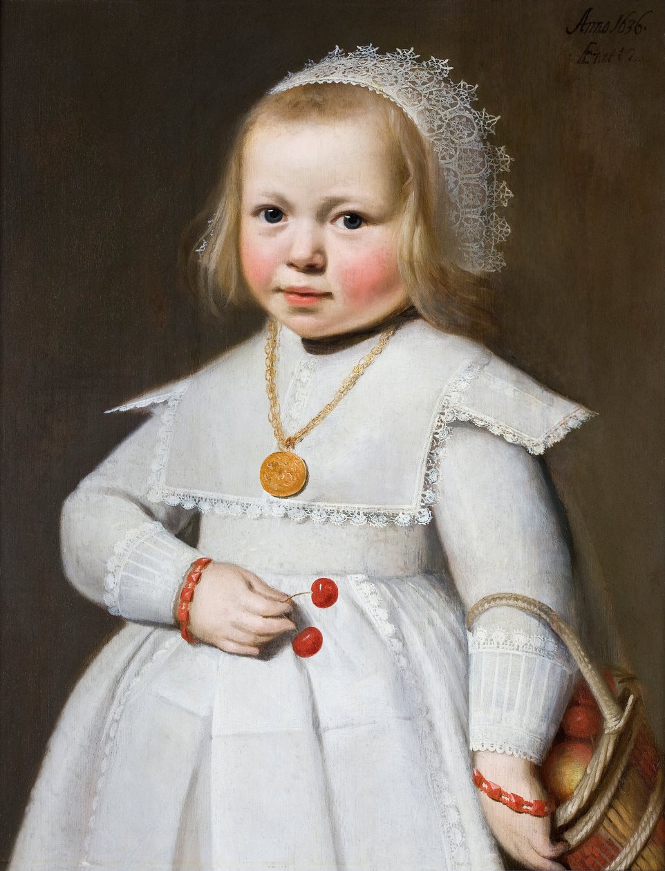 Portræt af en to-årig pige, 1636 af Johan Cornelisz van Loenen