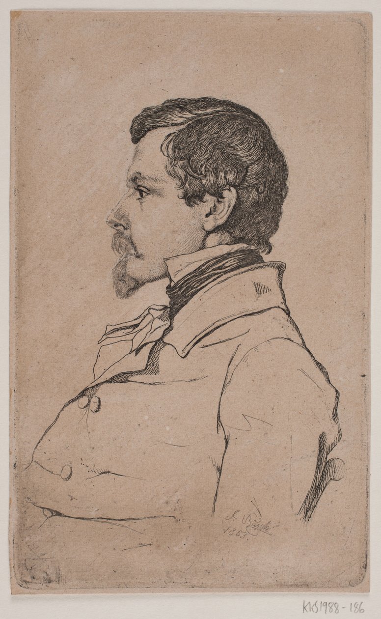 Portræt af Jacob Kornerup af Johan Frederik Busch