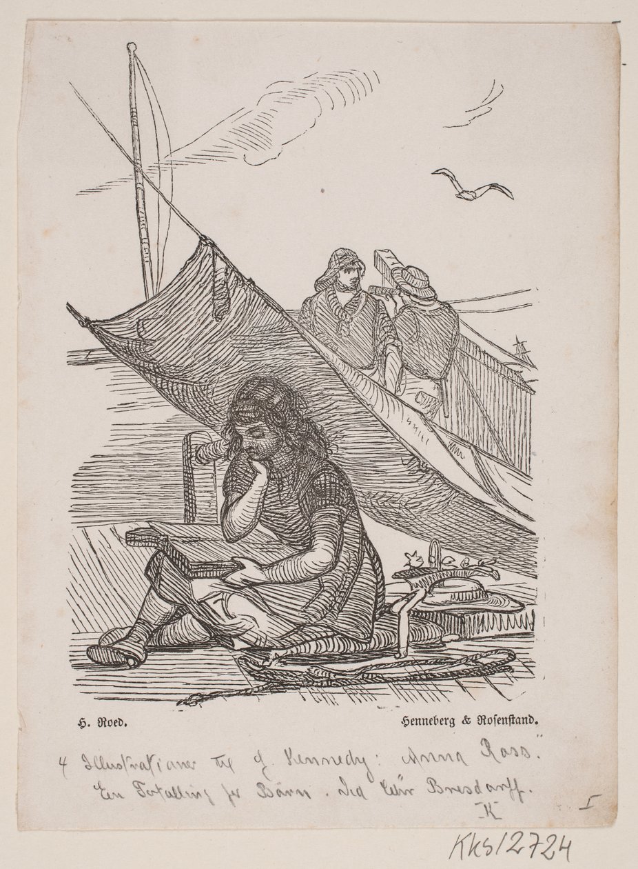 Illustration til Kennedy, Anna Ross af Johan Frederik Rosenstand