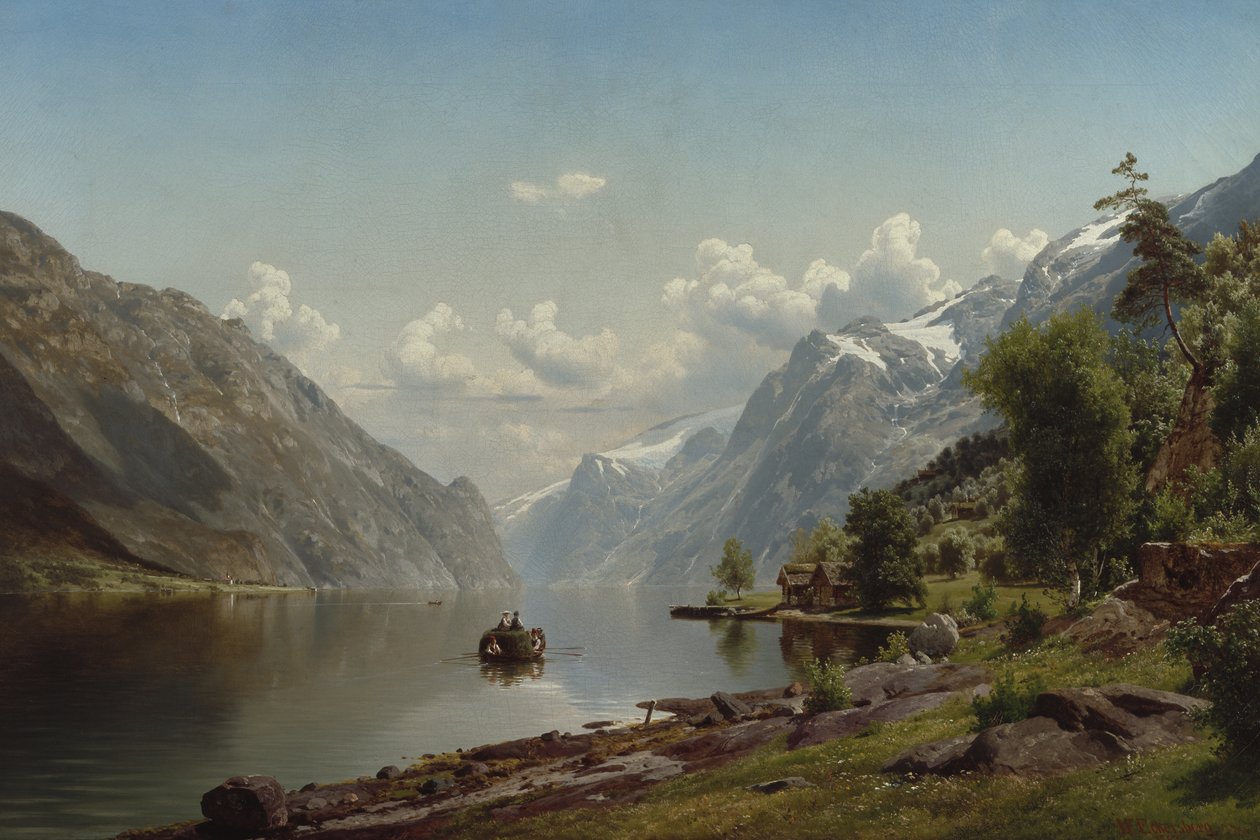 Fra Hardangerfjorden af Johan Fredrik Eckersberg