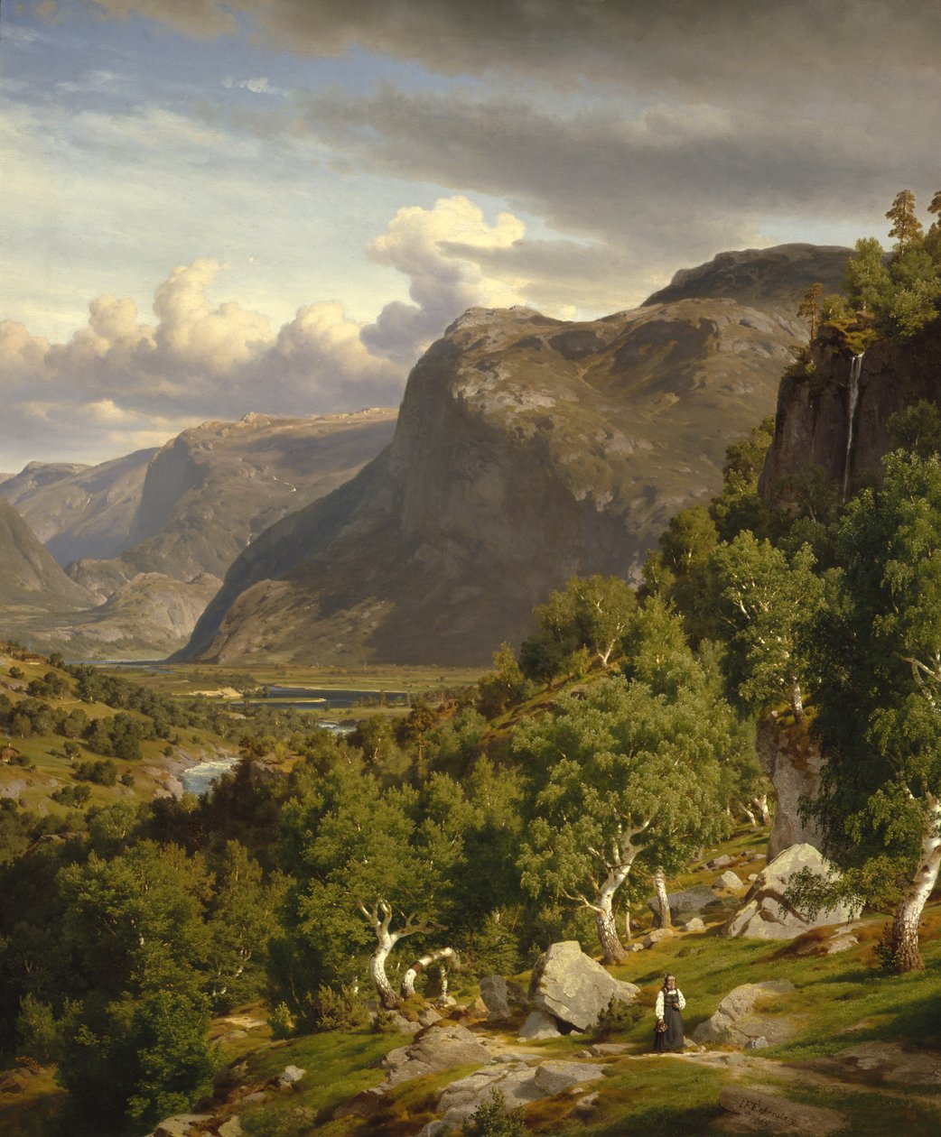 Fra Nes i Hallingdal af Johan Fredrik Eckersberg