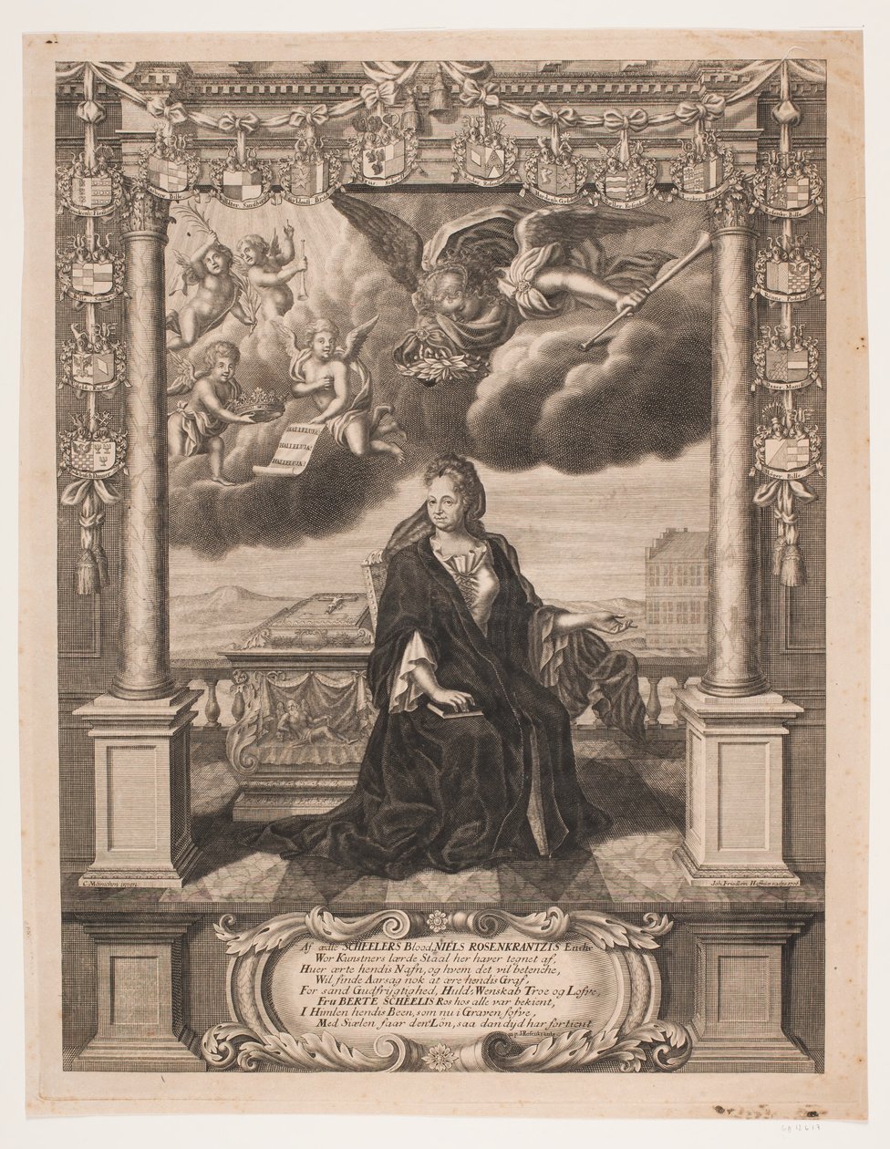 Birgitte Rosenkrantz, f. Skeel af Johan Friedlein