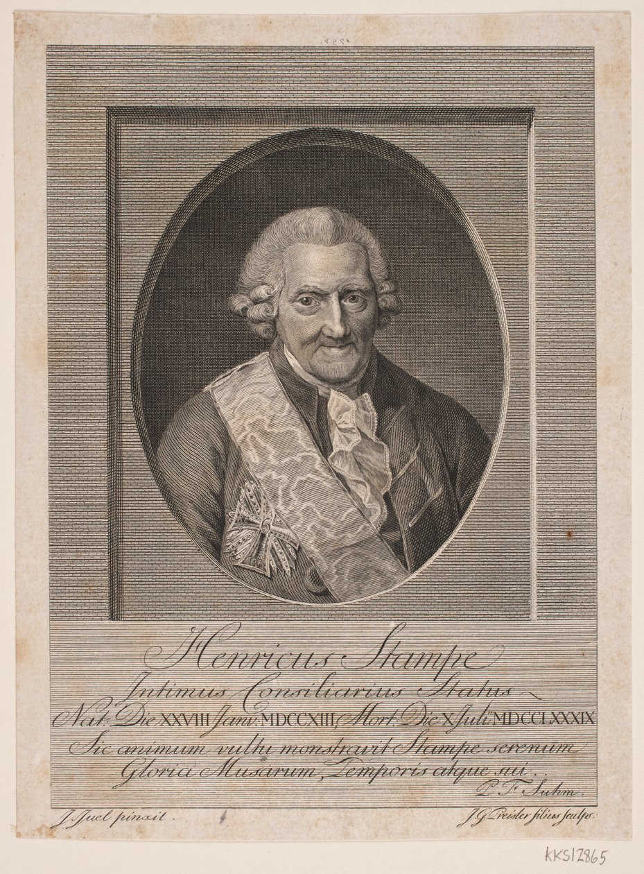 Henrik Stampe af Johan Georg Preisler