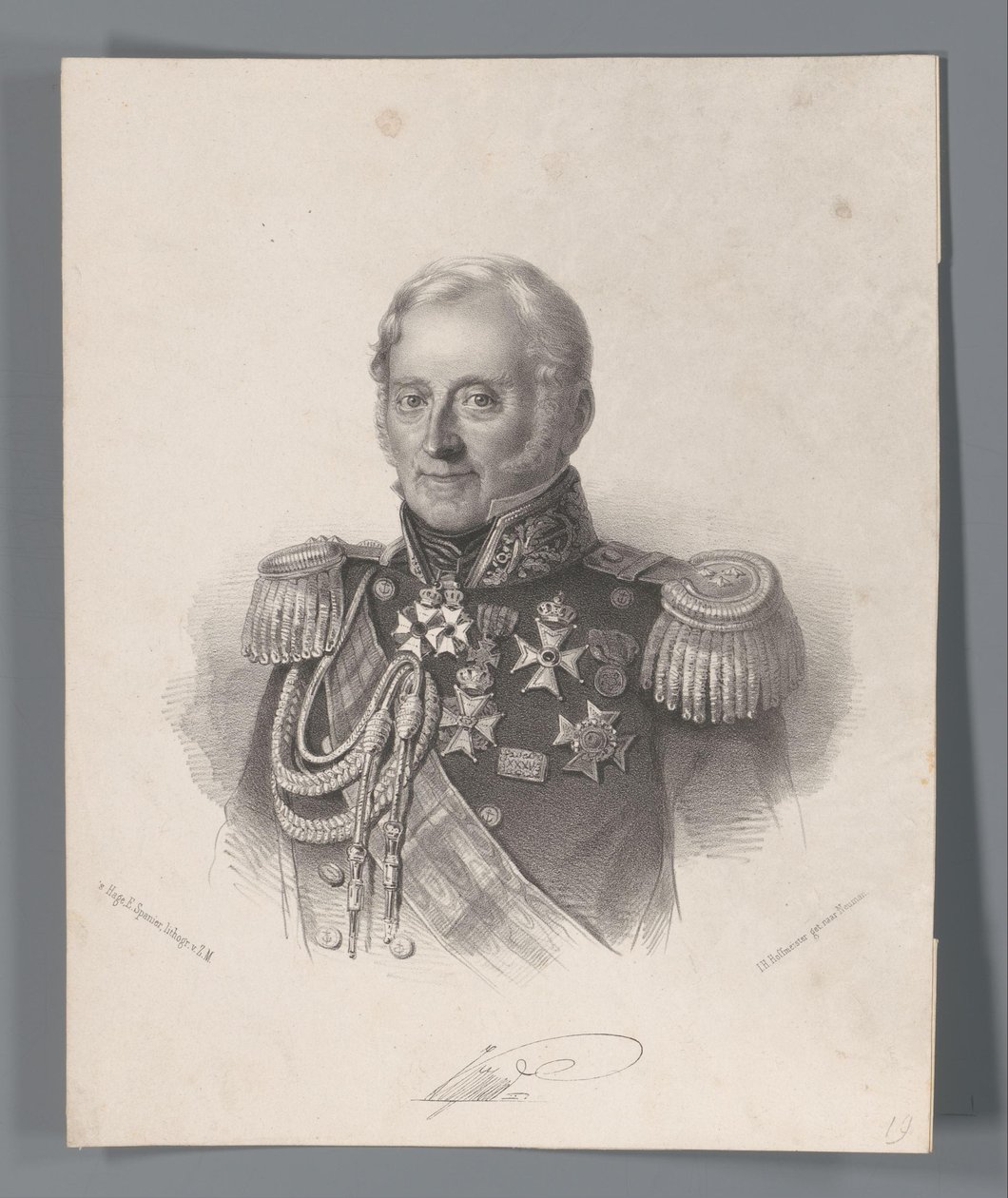 Portræt af Jan Coenraad Koopman af Johan Hendrik Hoffmeister