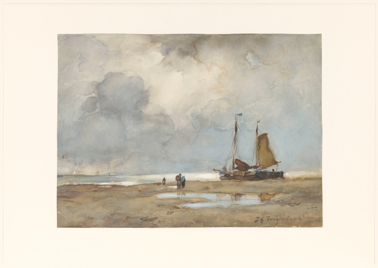 Se på stranden af Johan Hendrik Weissenbruch