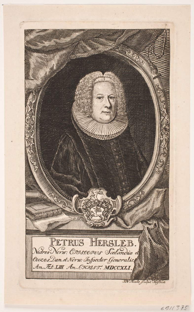 Biskop Peder Hersleb af Johan Herman Thiele