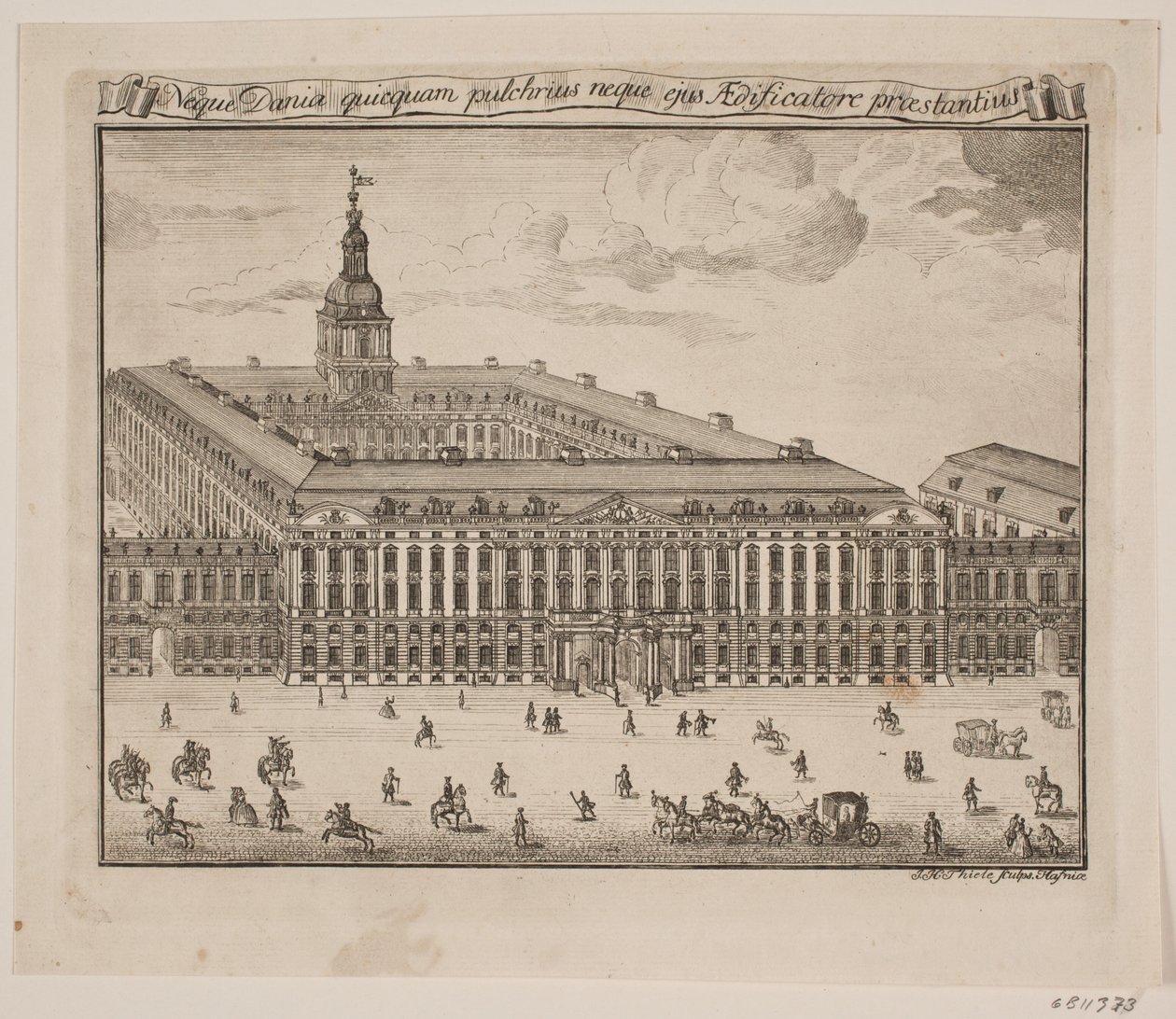 Christiansborg Slot af Johan Herman Thiele