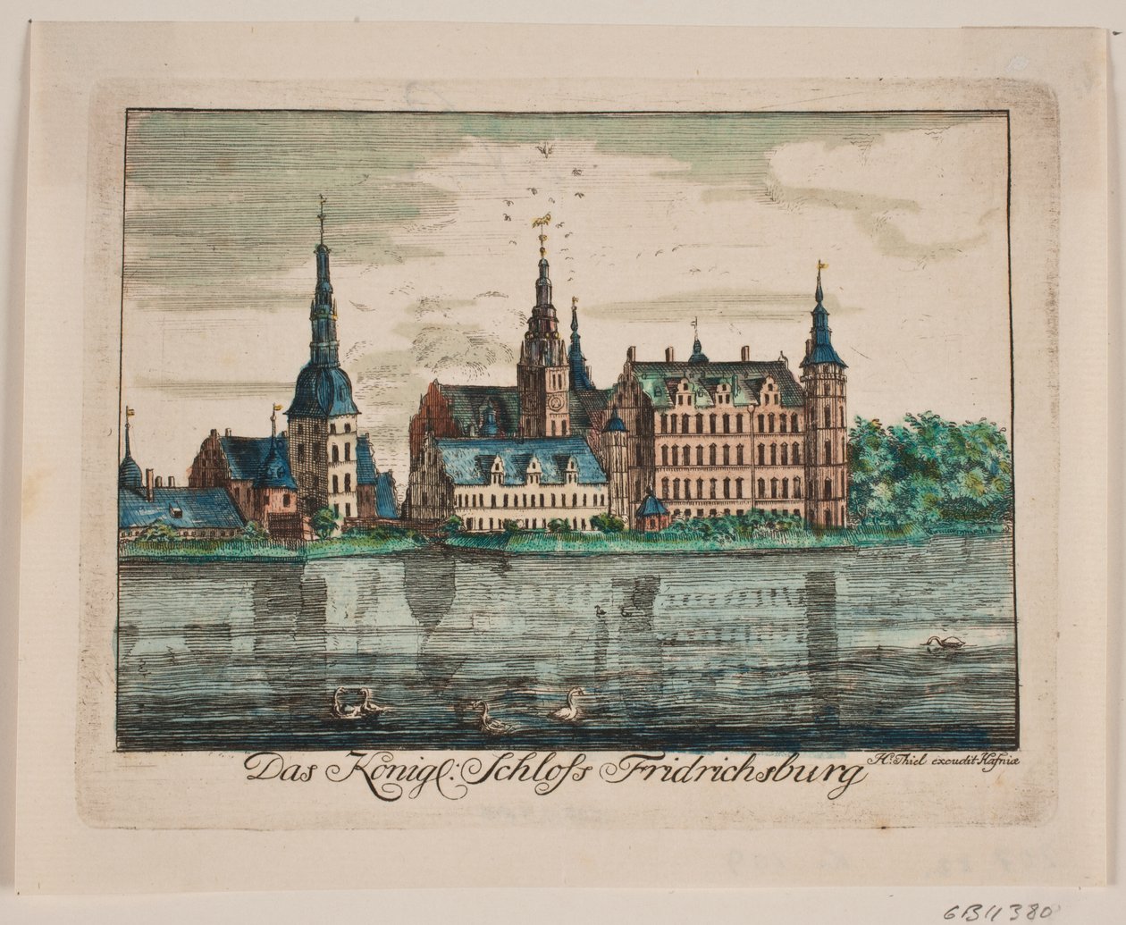Frederiksborg Slot af Johan Herman Thiele