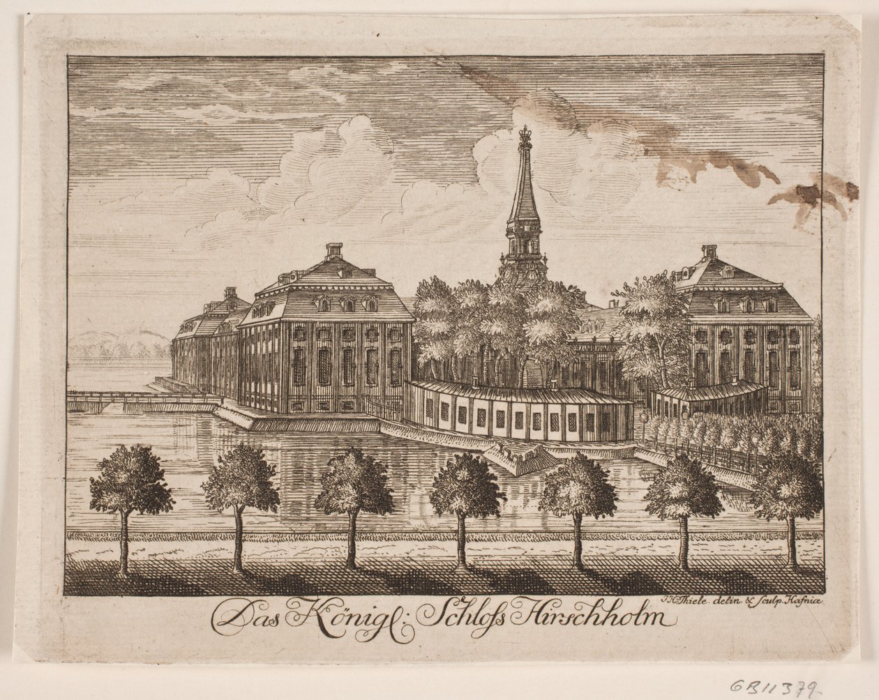 Hørsholm Slot af Johan Herman Thiele