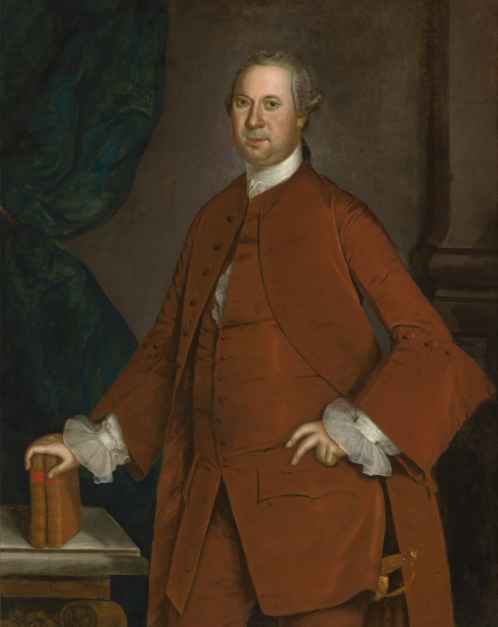 Daniel af St. Thomas Jenifer, ca. 1760-1770. af Johan Hesselius