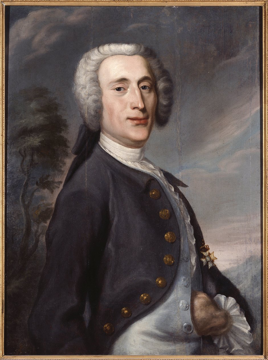 Portræt af Olof von Dalin (1708-1763), af Streng, Johan Joachim (1707-1763). Olie på lærred. Mål: 79x58 cm. Nationalmuseet i Stockholm af Johan Joachim Streng