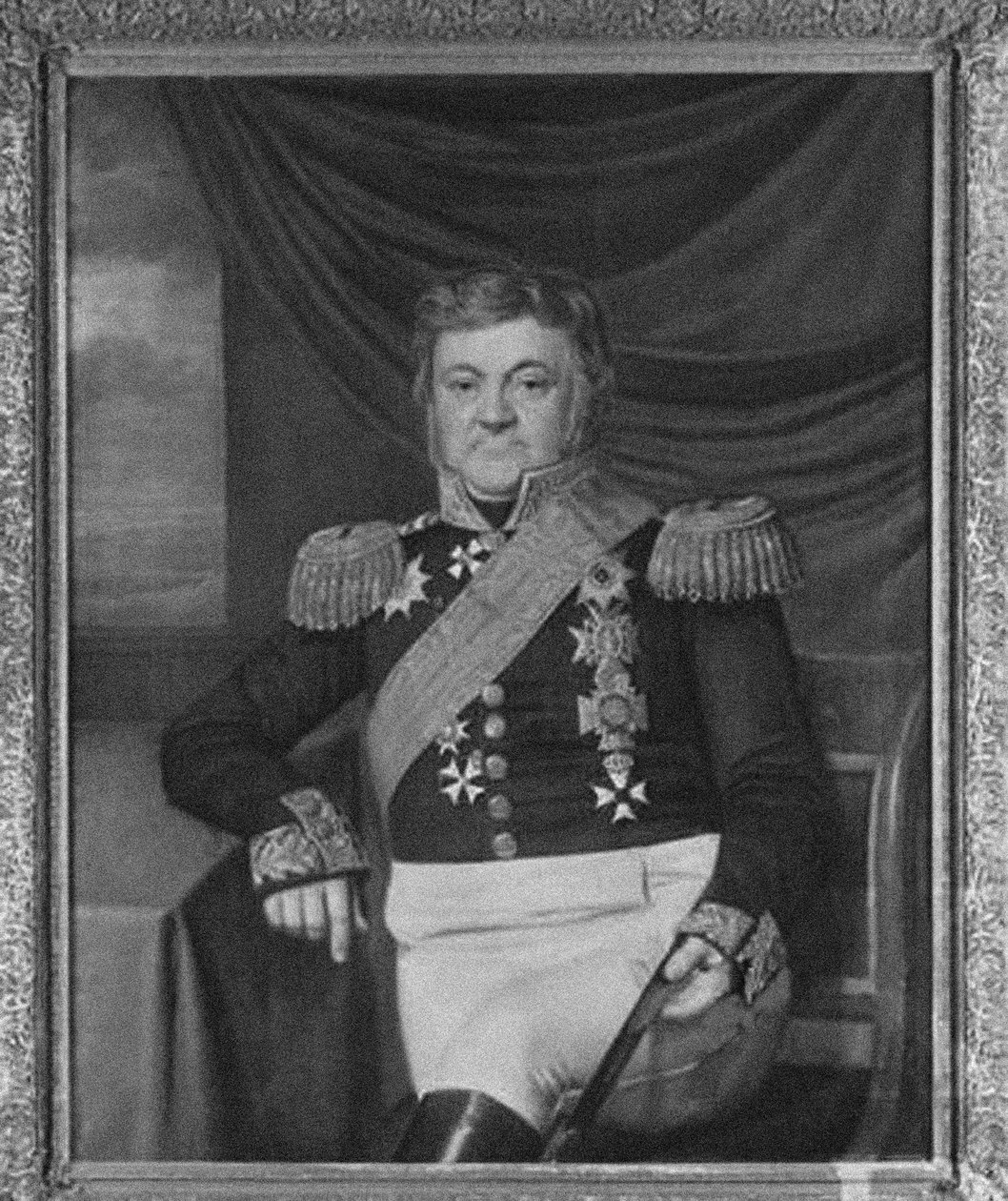 Portræt af Lodewijk Sigismund Vincent van Heiden 1773-1850, 1830
