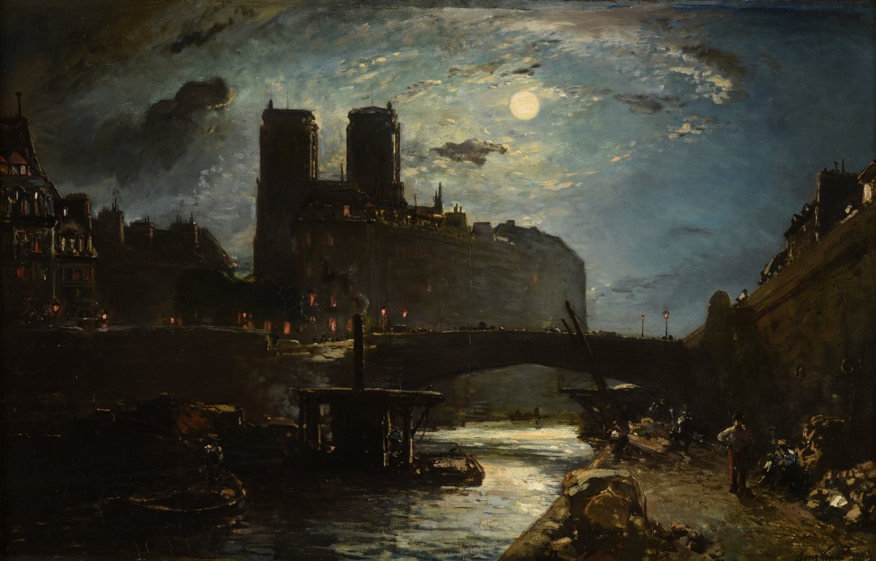 Notre-Dame de Paris af Johan Jongkind