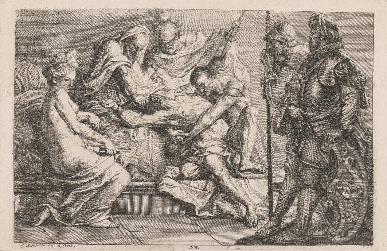 Samson overvundet af filistrene af Johan Joseph Zoffany