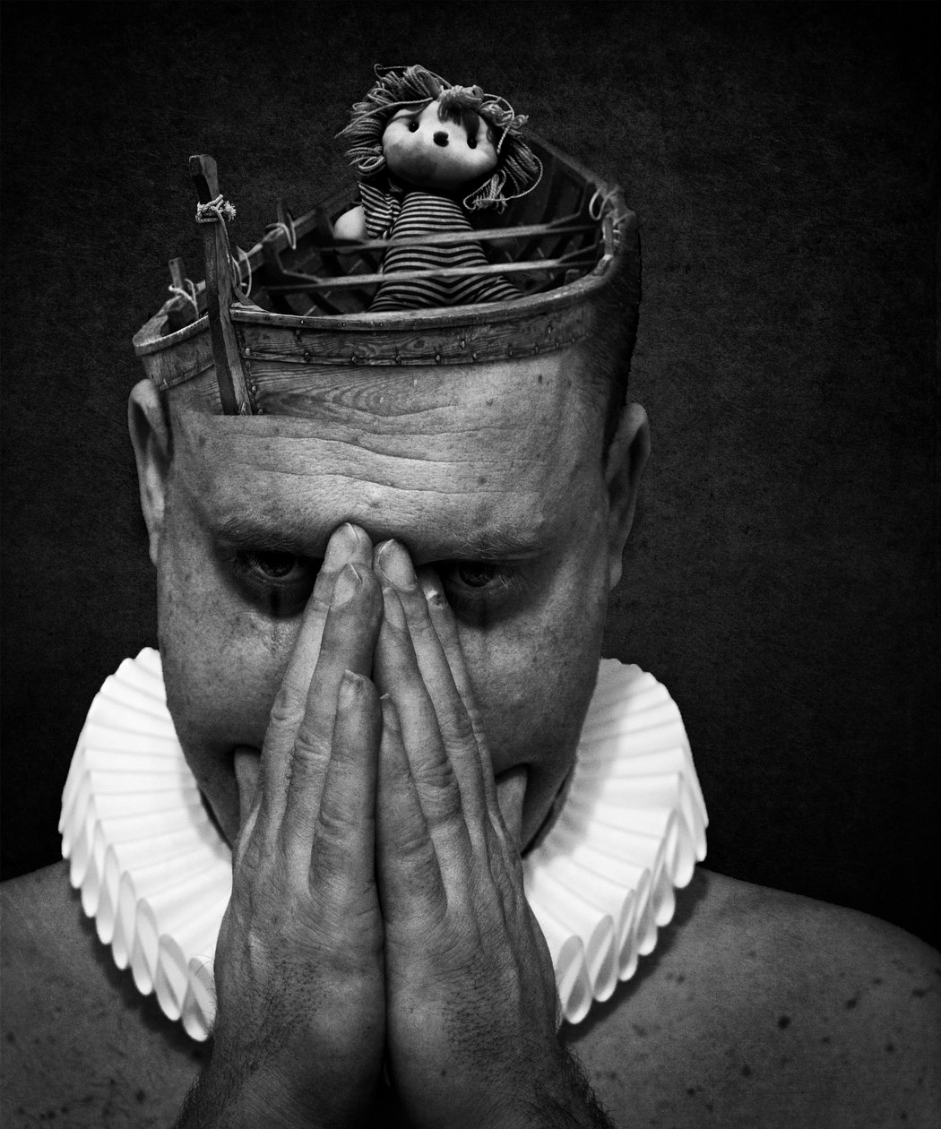 A clowns death (serie), 2014 (fotokunst digital kunst) af Johan Lilja