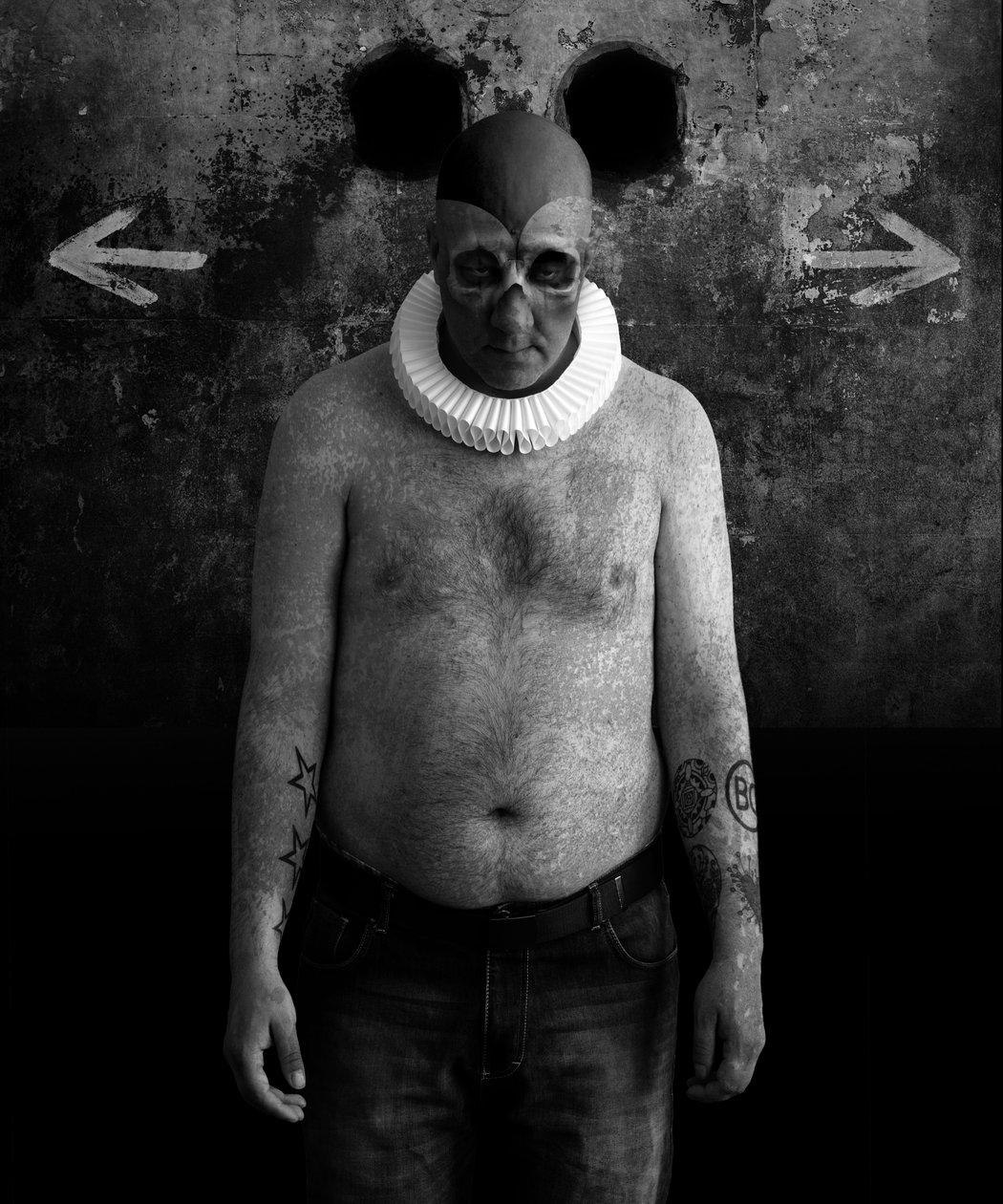 A clowns death (serie), 2014 (fotokunst digital kunst) af Johan Lilja