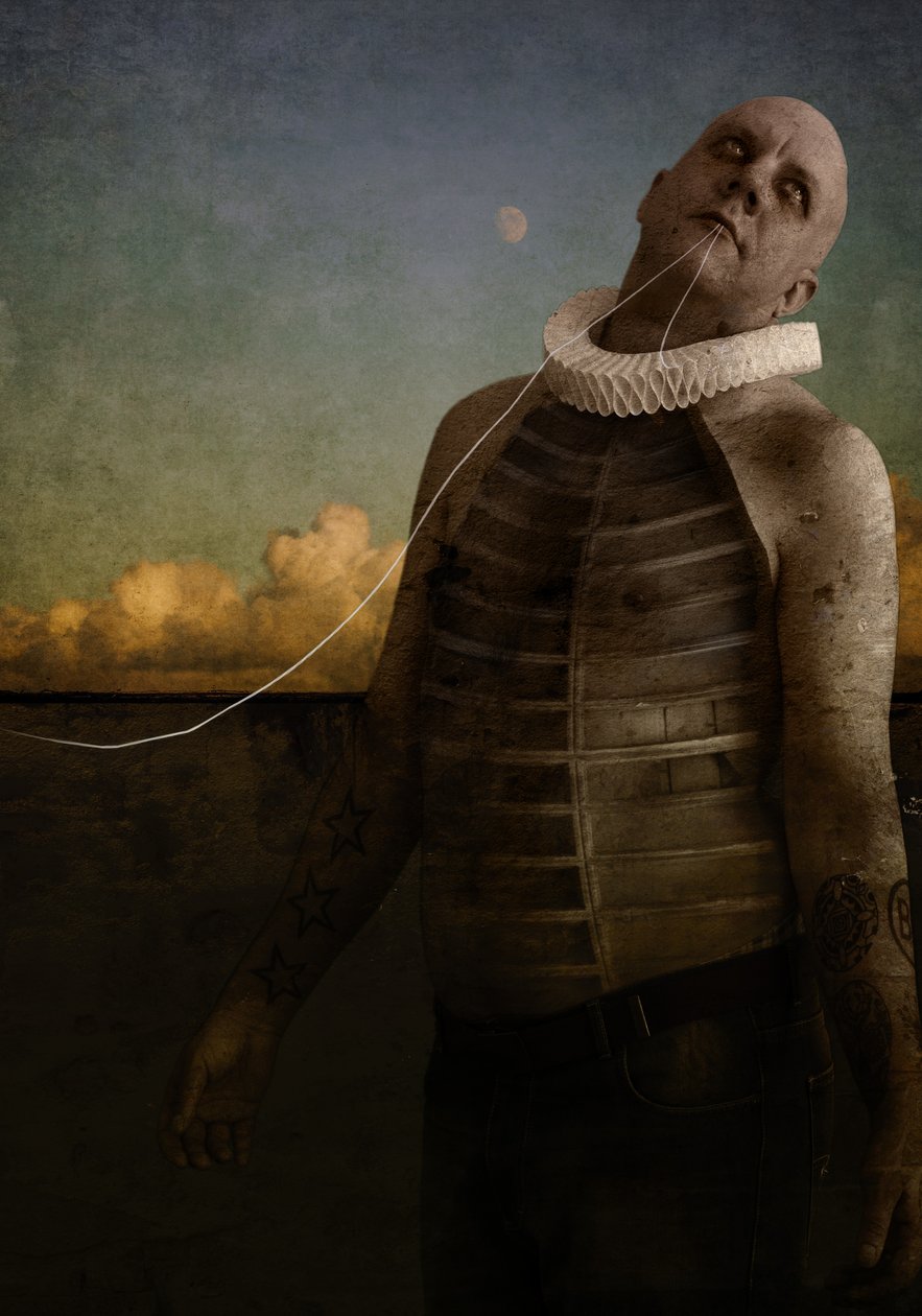 Det er svært at være en mand, 2014 (fotokunst digital kunst) af Johan Lilja