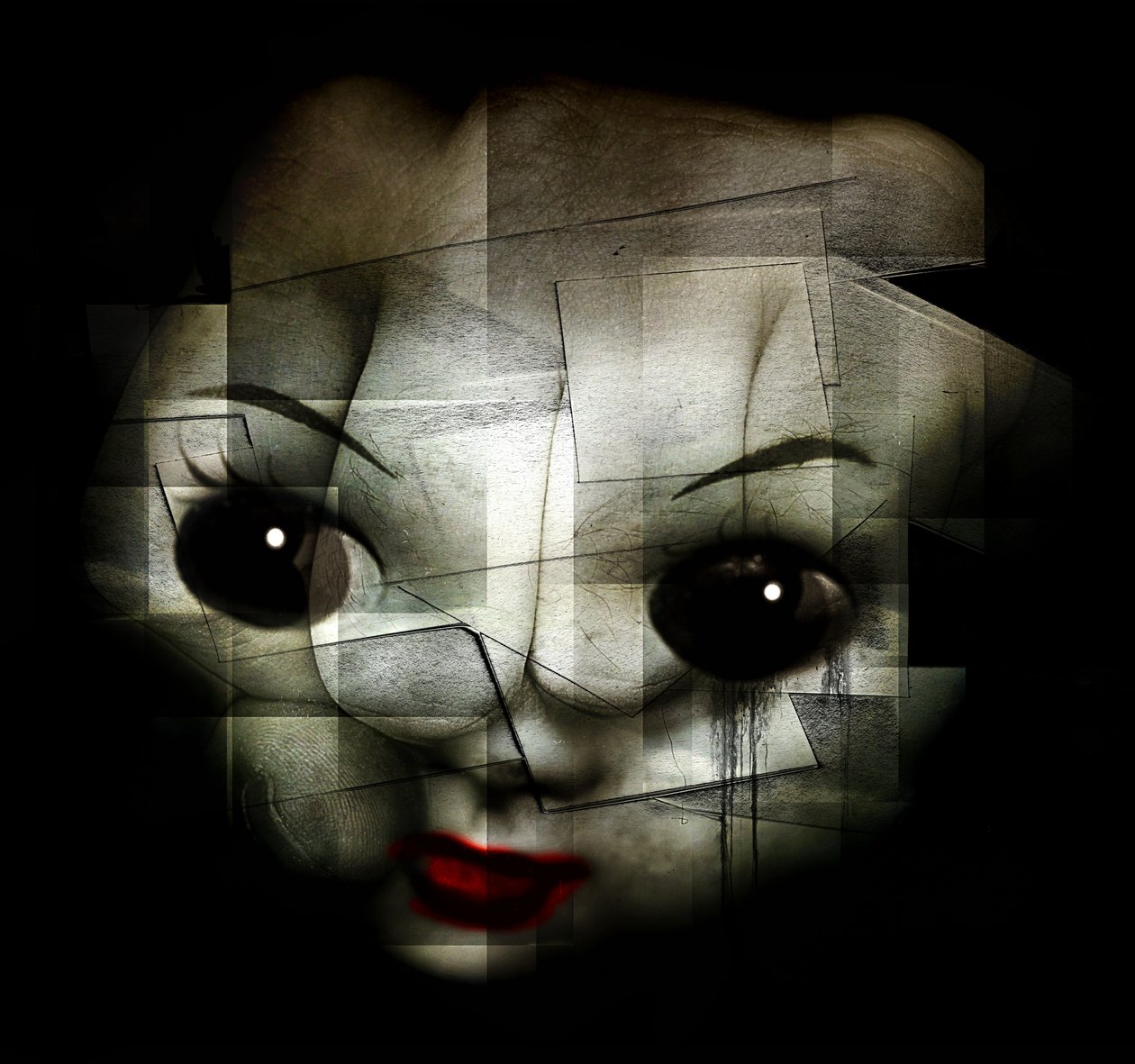 Kill the clown, 2013 (fotomanipulation) af Johan Lilja